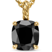 Load image into Gallery viewer, Marbella Pendant in 18K Yellow Gold with Black Onyx, 12mm