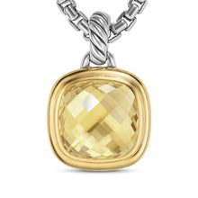 Load image into Gallery viewer, Albion Pendant in Sterling Silver with 18K Yellow Gold and Champagne Citrine, 11mm
