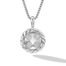 Load image into Gallery viewer, Pearl Classics Cable Halo Amulet in Sterling Silver with Diamonds, 18.8mm