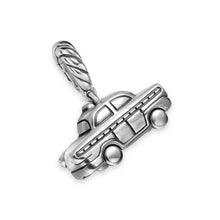 Load image into Gallery viewer, Petite Taxi Amulet in Sterling Silver with Diamonds, 7.5mm