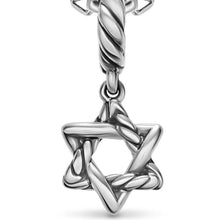 Load image into Gallery viewer, Star of David Amulet in Sterling Silver, 8.2mm