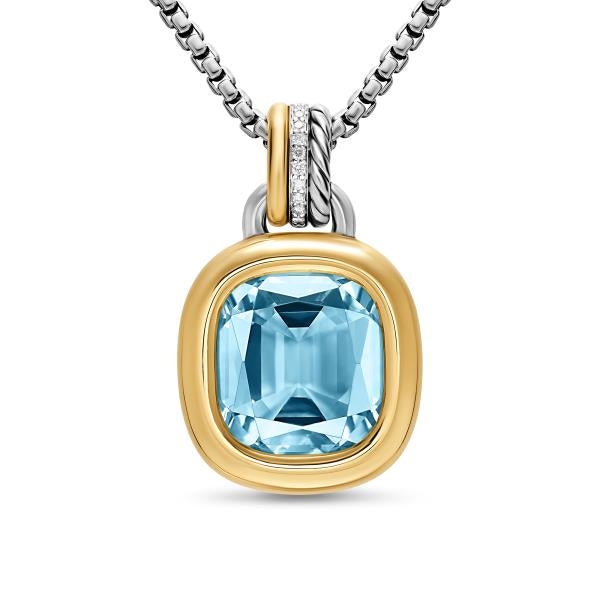 DY Mercer Color Amulet in Sterling Silver with 18K Yellow Gold