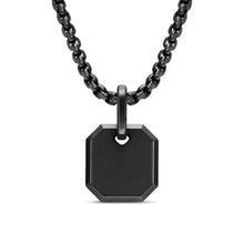 Load image into Gallery viewer, Octagonal Amulet in Black Titanium, 15mm