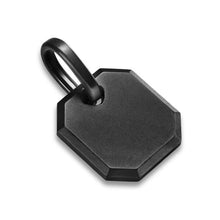 Load image into Gallery viewer, Octagonal Amulet in Black Titanium, 15mm