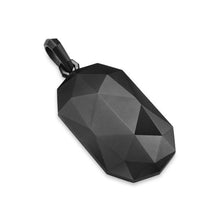 Load image into Gallery viewer, Faceted Amulet in Black Titanium, 36.3mm