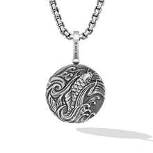 Load image into Gallery viewer, Dragon Amulet in Sterling Silver