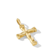 Load image into Gallery viewer, DY Helios Cross Pendant in 18K Yellow Gold