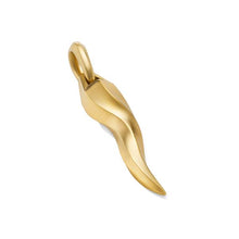 Load image into Gallery viewer, Cornicello Amulet in 18K Yellow Gold, 30mm