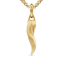 Load image into Gallery viewer, Cornicello Amulet in 18K Yellow Gold, 30mm
