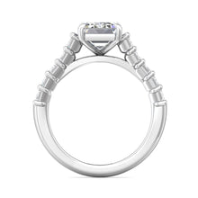 Load image into Gallery viewer, Martin Flyer Platinum 1.53 ct Cushion Cut Diamond Shared Setting