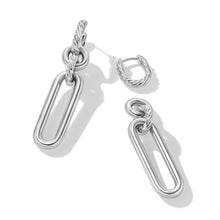 Load image into Gallery viewer, Lexington Double Link Drop Earrings in Sterling Silver