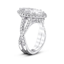 Load image into Gallery viewer, Royal Collection Platinum Marquise Elegance – 4.10CTTW, 3.01ct G/SI1 Diamond JSM251_208492