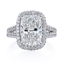 Load image into Gallery viewer, Royal Collection Platinum Cushion Brilliance – 6.22CTTW, 5.01ct I/VS2 Diamond JSM404_185496