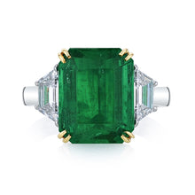 Load image into Gallery viewer, Royal Collection Platinum & 18K Yellow Gold Emerald Grandeur – 6.37ct Emerald JSM951_185947