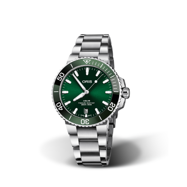 Oris Aquis Date Green Dial