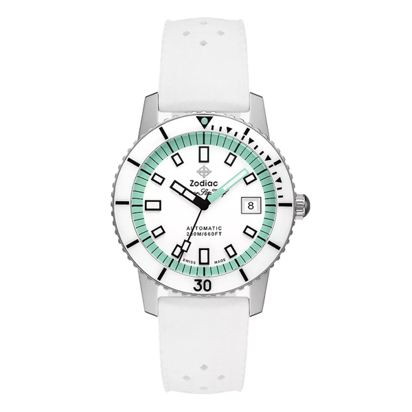 ؜*様 Zodiac アナログ腕時計 ホワイトダイヤル Zodiac Compression Diver Automatic – Royal Jewelers