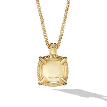 Load image into Gallery viewer, Chatelaine Pave Bezel Pendant Necklace in 18K Yellow Gold with Champagne Citrine and Diamonds, 14mm