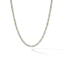 Load image into Gallery viewer, DY Madison Chain Necklace in Sterling Silver with 18K Yellow Gold