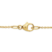 Load image into Gallery viewer, Petite Modern Renaissance Station Necklace in 18K Yellow Gold with Diamonds, 4.6mm