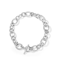 Load image into Gallery viewer, DY Mercer Necklace in Sterling Silver with Pave Diamonds