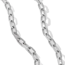 Load image into Gallery viewer, DY Madison Chain Necklace in Sterling Silver with Diamonds, 11mm