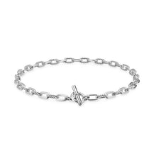 Load image into Gallery viewer, DY Madison Toggle Chain Necklace in Sterling Silver