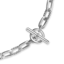 Load image into Gallery viewer, DY Madison Toggle Chain Necklace in Sterling Silver