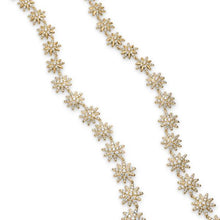 Load image into Gallery viewer, Starburst Tennis Necklace in 18K Yellow Gold with Diamonds, 12.5mm