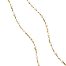 Load image into Gallery viewer, Pearl Classics Station Necklace in 18K Yellow Gold, 3.5mm