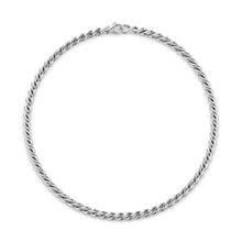 Load image into Gallery viewer, Sculpted Cable Chain Necklace in Sterling Silver, 5.7mm