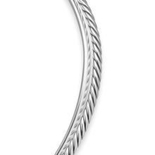 Load image into Gallery viewer, Bold Crossover Collar Necklace in Sterling Silver, 10mm