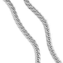 Load image into Gallery viewer, Sculpted Cable Chain Necklace in Sterling Silver, 10mm
