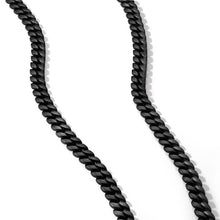 Load image into Gallery viewer, Curb Chain Necklace in Black Titanium, 8mm