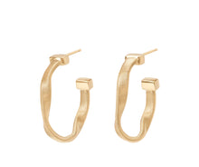 Load image into Gallery viewer, Marco Bicego 18K Yellow Gold Small Twist Hoop Earrings