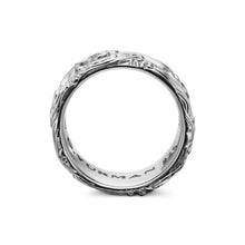 Load image into Gallery viewer, Waves Band Ring in Sterling Silver, 10mm