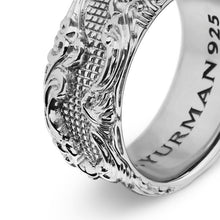 Load image into Gallery viewer, Waves Band Ring in Sterling Silver, 10mm