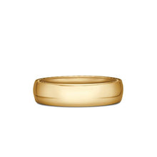 Load image into Gallery viewer, Streamline Band Ring in 18K Yellow Gold, 6mm