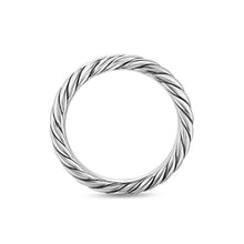 Load image into Gallery viewer, Cable Band Ring in Sterling Silver, 3.4mm
