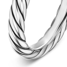 Load image into Gallery viewer, Cable Band Ring in Sterling Silver, 3.4mm