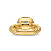 Load image into Gallery viewer, DY Mercer Stone Ring in 18K Yellow Gold with Sky Blue Topaz, 10mm