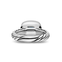 Load image into Gallery viewer, DY Mercera Color Stone Ring in Sterling Silver with 18K Yellow Gold and Sky Blue Topaz, 10mm