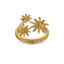 Load image into Gallery viewer, Starburst Multi Star Ring in 18K Yellow Gold with Diamonds, 17.7mm