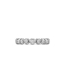 Load image into Gallery viewer, Bezel Set Band Ring in Sterling Silver with Diamonds, 3.7mm