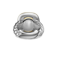 Load image into Gallery viewer, DY Mercer Color Stone Ring in Sterling Silver with 14K Yellow Gold and Champagne Citrine, 13.5mm