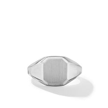 Load image into Gallery viewer, Streamline Signet Ring in Sterling Silver, 14mm