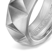 Load image into Gallery viewer, Pyramid Band Ring in Sterling Silver, 8mm