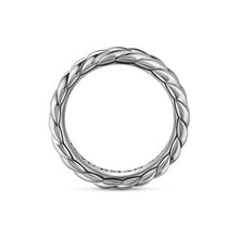 Load image into Gallery viewer, Chevron Band Ring in Sterling Silver, 6.2mm