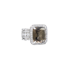 Load image into Gallery viewer, Doris Panos Sylvia Smoky Topaz Ring