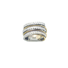 Load image into Gallery viewer, Royal Estate 5 Row Coil Band Diamond Ring