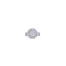 Load image into Gallery viewer, Vault Collection Diamond Cluster Engagement Ring